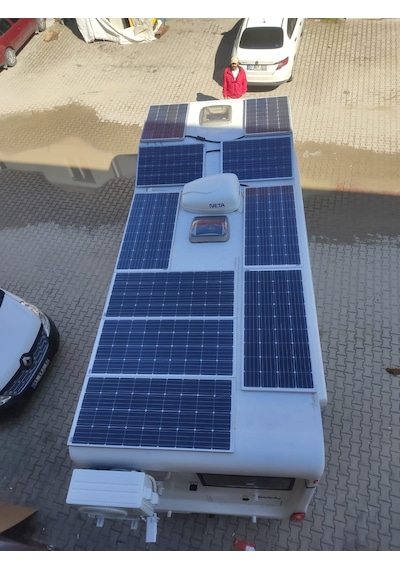 Gesper Energy 200W Watt Monokristal Güneş Paneli 36 Hücre 12V