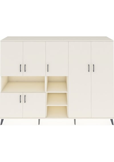 Hyperion Dolap 13 Raflı 7 Kapaklı 220x44x163 Aytaşı-aytaşı Aytaşı-aytaşı