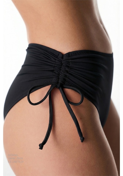 Penti Siyah High Ring Bikini Altı