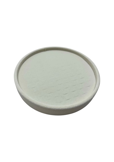 Silindir Model Süet Kumaş Gri Renk 20/20 Cm Batırmalı Küpe-piercing Tablası Krem