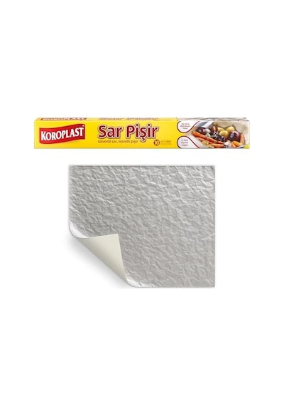 Sar Pişir Pişirme Kağıdı, 10 Yaprak Açık Altın