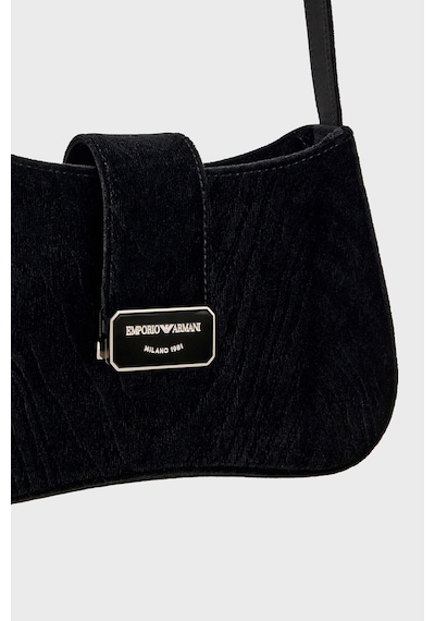 Emporio Armani Ayarlanabilir Askılı Kadife Çanta Kadın Çanta Ew001778 Af28100 Uc001 Siyah