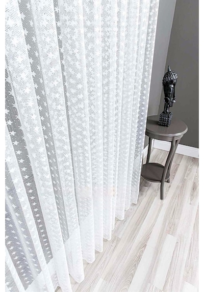 Evdepo Home Kullanıma Hazır Örme Tül Perde (541910123)