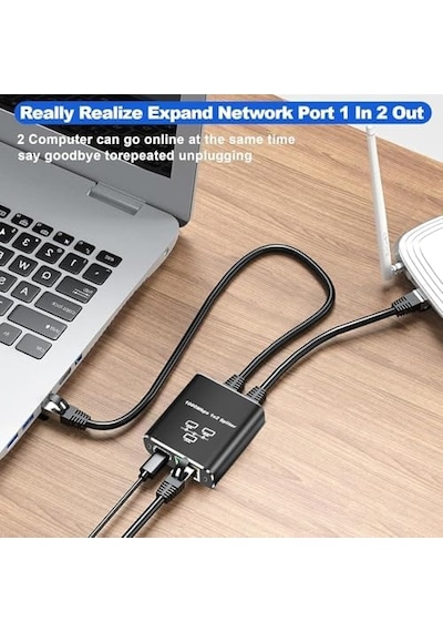 1 Gigabit Ethernet Anahtarı 2 Bağlantı Noktalı 1000mbps, Rj45 1 İla 2 Ethernet Splitter, Rj45 Lan Ağ Anahtarı 1-2 Gigabit Ağ Bölücü, Bilgisayar, Hub, Anahtar, Yönlendirici Zr861 1 Gigabit Ethernet Anahtarı 2 Bağlantı Noktalı 1000mbps, Rj45 1 İla 2 Ethernet Splitter, Rj45 Lan Ağ Anahtarı 1-2 Gigabit Ağ Bölücü, Bilgisayar, Hub, Anahtar, Yönlendirici Zr861