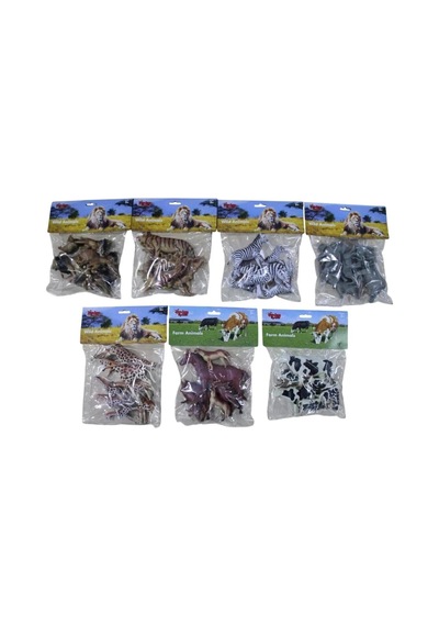 Sh-p9901-07a 7 Asrti 7pcs 9inc Aslan-inek-zürafa-fil-at-zebra Belirtilen Fiyat, Tekli Satış İçin Adet Fiyatıdır.