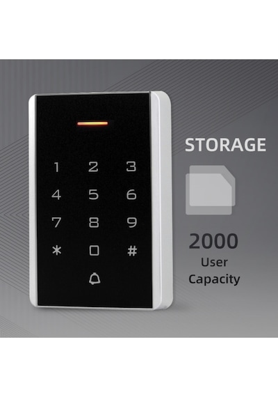 Metal Kasalı Şifreli Kapı Kilidi Ip68 Su Geçirmez Kartlı Geçiş Kontrol Cihazı