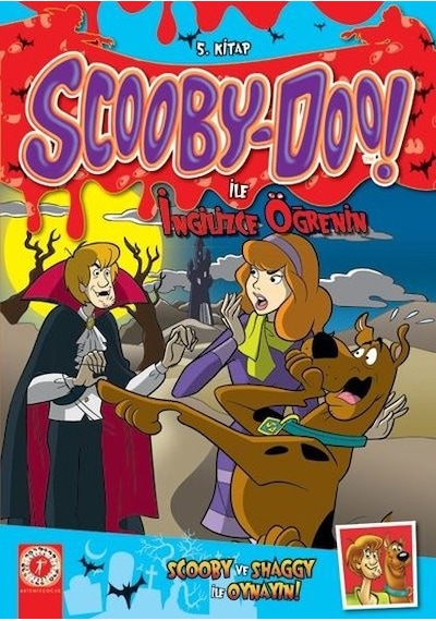 Scooby-Doo! İle İngilizce Öğrenin 5.Kitap - Scooby ve Shaggy ile Oynayın- Artemis Çocuk