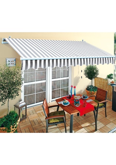 Sunfun Polyester  Tente Gri Beyaz