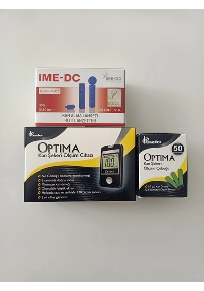 Şeker Ölçüm Cihazı+ Strip+ıme Dc Lancet