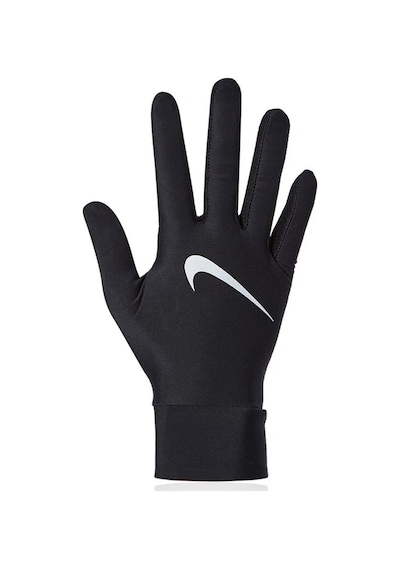Nike Dry Lightweight Womens Gloves Reflektörlü Dokunmatik Uyumlu Spor Eldiveni Siyah Siyah