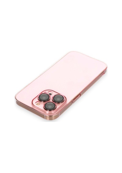 Apple iPhone  Uyumlu,  14 Pro Kılıf Armada Lensli Kapak - Rose Gold