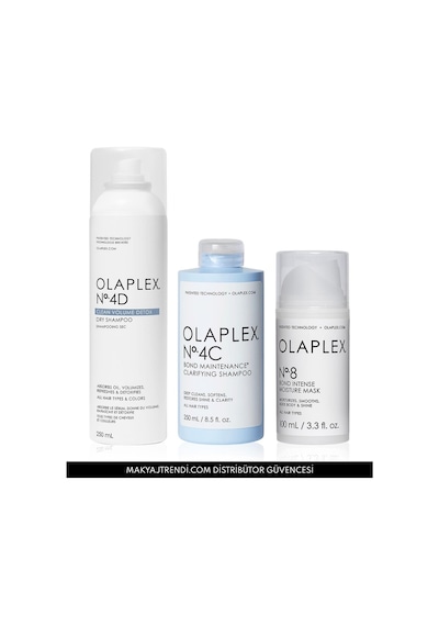 Olaplex Clean Scalp Derinlemesine Temizleyen Nemlendiren ve Hacim Veren Saç Bakım Seti