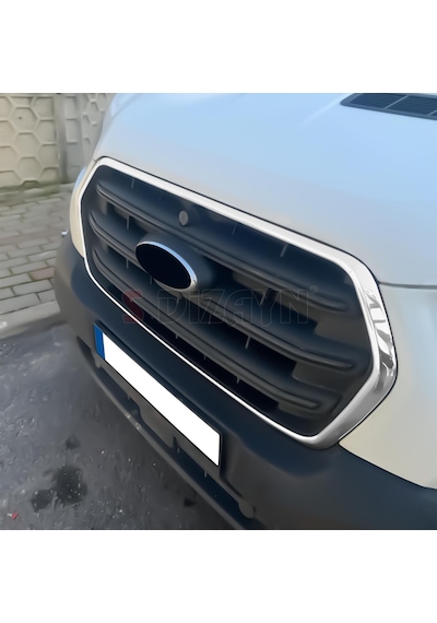 S-Dizayn  Ford Transit Krom Ön Panjur Çerçevesi Geniş Model 4 Prç. 2018 Ve Üzeri