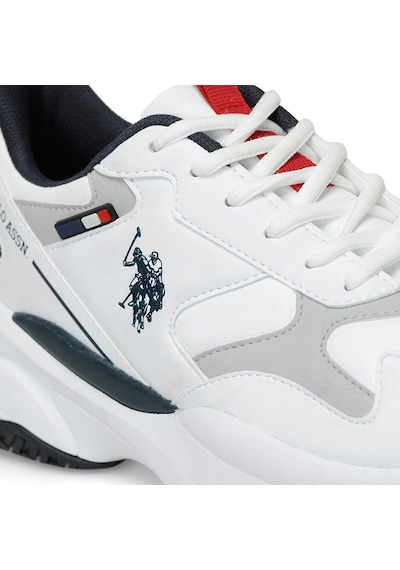 U.s. Polo Assn. Solidar 4pr Cilt Erkek Sneaker Spor Ayakkabı 867800000666 05 Beyaz Beyaz