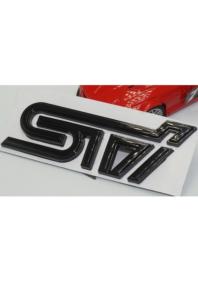 Dk Subaru Sti Siyah Metal 3m 3d Bagaj Yazı Logo Ürün