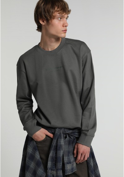 Colin's Colins Relaxed Fit Yuvarlak Yaka Düz Erkek Yeşil Sweatshirt Cl1082257 Q1.v2 Sag Sage