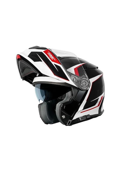 Torc T-28 Vertex Çene Açılır Motosiklet Kaskı Siyah Beyaz Kırmızı Siyah / Beyaz / Kırmızı