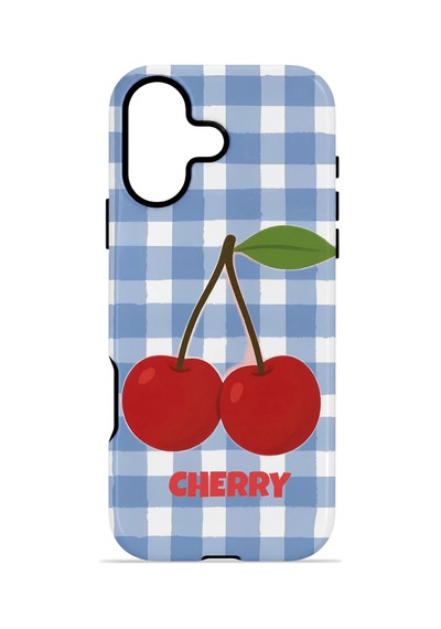 Apple iPhone Uyumlu 17 Vorian Çift Katmanlı Magsafe Kılıf Cherry Picnic