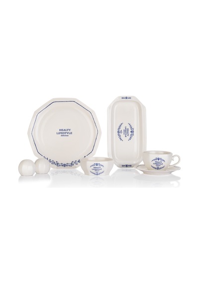 Schafer Swanky Kahvaltı Takımı-32 Parça-Lacivert01 Lacivert