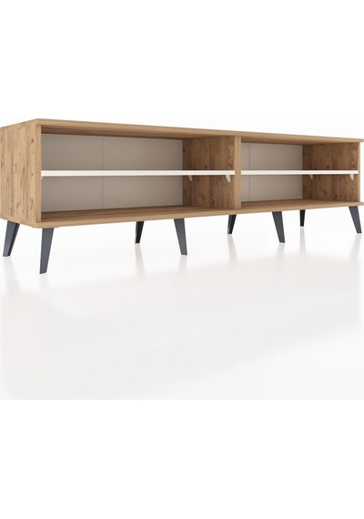 Hyperion Tv Ünitesi 2 Raflı 176x44x51 Çam-çam/aytaşı Atlas Çam/aytası Hyperion Tv Ünitesi 2 Raflı 176x44x51 Çam-çam/aytaşı Atlas Çam/aytası