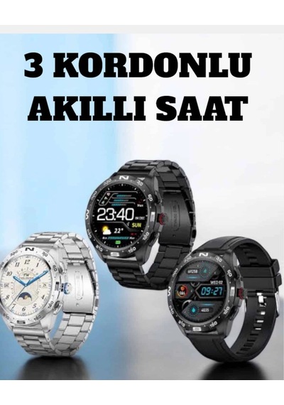 Akıllı Saat Arama Cevaplayan Titreşim Özelliğiyle Bildirim Görebilen