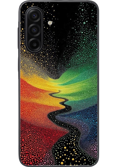 Samsung Galaxy A17 Uyumlu Renkli Yollar Baskılı Silikon Kılıf