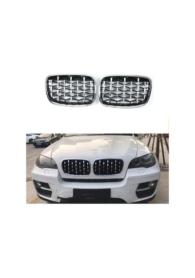 Bmw X5-X6  Ön Panjur Izgara Böbrek Diamond 2006-2013