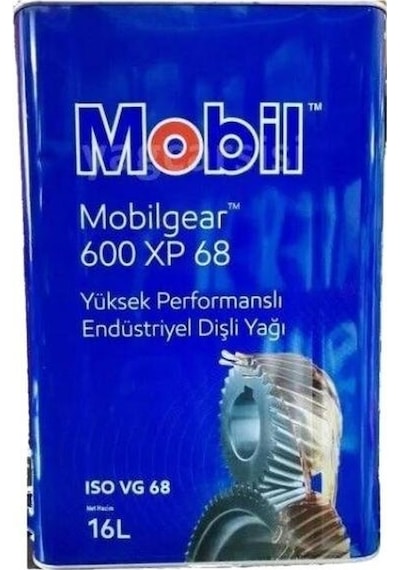 Mobilgear 600 XP 68 Endüstriyel Dişli Yağı 16 L