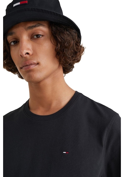Tommy Jeans Erkek Siyah T-shirt Dm0dm04411078 - Denim Koleksiyonu-7302 Siyah