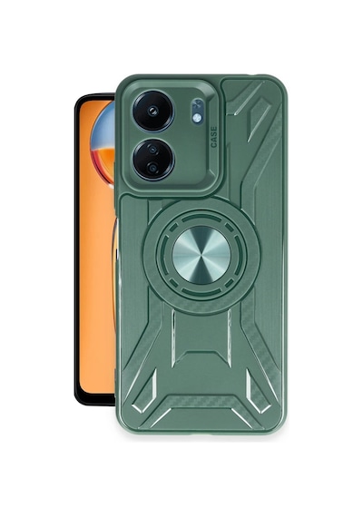 Newface - 871 - Xiaomi Redmi 13c Kılıf Lincoln Silikon - - Csmo-tex - Koyu Yeşil
