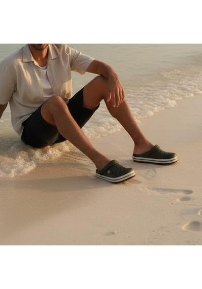 Terlex 195 Haki Hastane Aşçı Bahçe Hafif Rahat Sabo Terlik