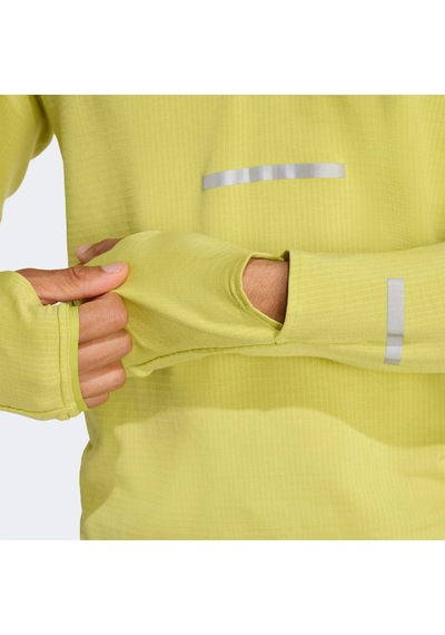 Adidas Adi365 Running Climawarm+ Erkek Yeşil Koşu Sweatshirt Jm5725