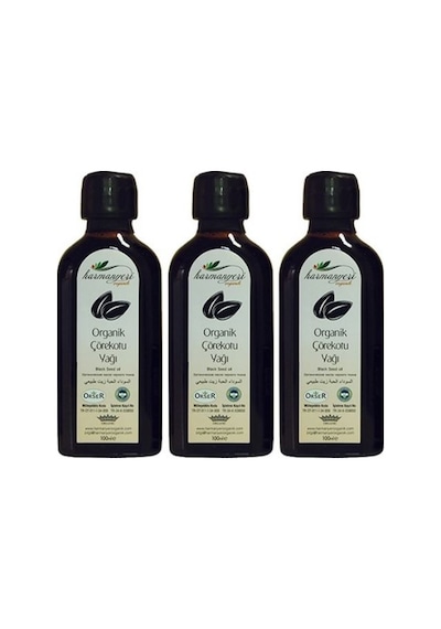 Harmanyeri Organik Çörek Otu Yağı 3 x 100 ML