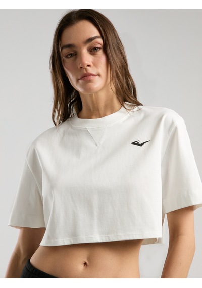 Everlast Ever Classics Wmn Comfort Beyaz Kadın Crop Tişört Beyaz