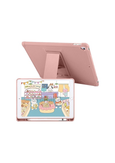 Apple Uyumlu iPad, Pro 3. Ve 4. Nesil 2021 /2022 11 Inç Tablet Kalem Bölmeli Kılıf Silikon Standlı Korumalı Kılıf