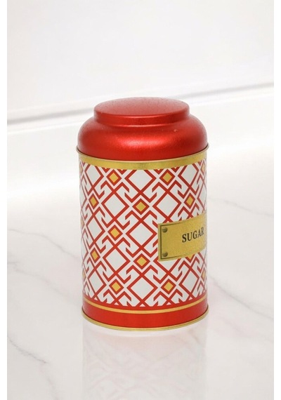 Ef115-a6 Turkish Red Sugar Desenli Baharatlık 1,1 Lt Çok Renkli