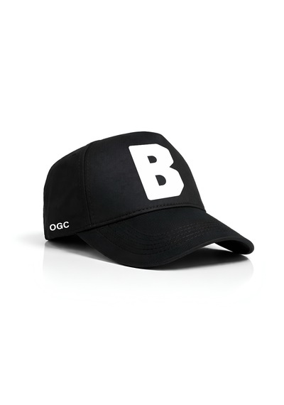 Ogc B Harfi Unisex Şapka Siyah