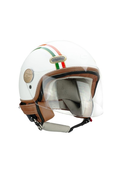 Cgm 191ı Pix Sprint Verde Bianco Rosso Lunga Açık Kask Beyaz-kırmızı-yeşil