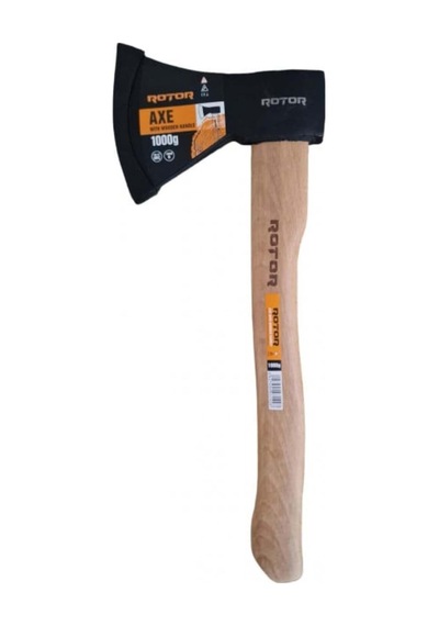 Ax 613 Ahşap Saplı Balta 1000gr Nacak Kamp Odun Kesme 39 Cm Sap Uzunluğu