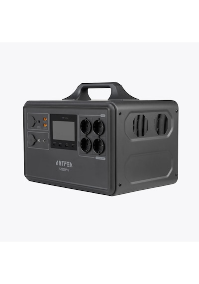Antfea S2200 Pro Taşınabilir Güç Kaynağı + 2 Adet 300w Taşınabilir Güneş Paneli 2.4 Kw / 2.2 Kwh / 600 W