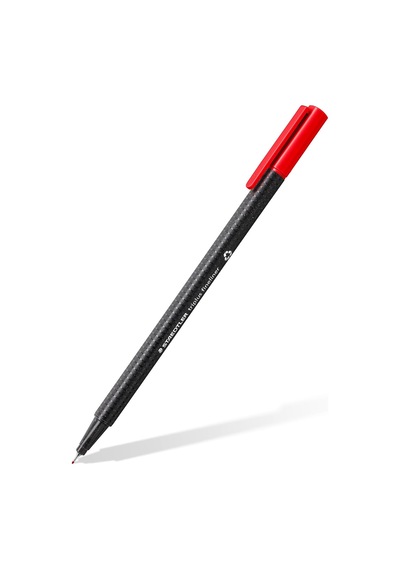 Ayrex Staedtler 334 Sb4 Triplus Üçgen Fineliner Klasik Renk 0.3 Mm 4'lü Set