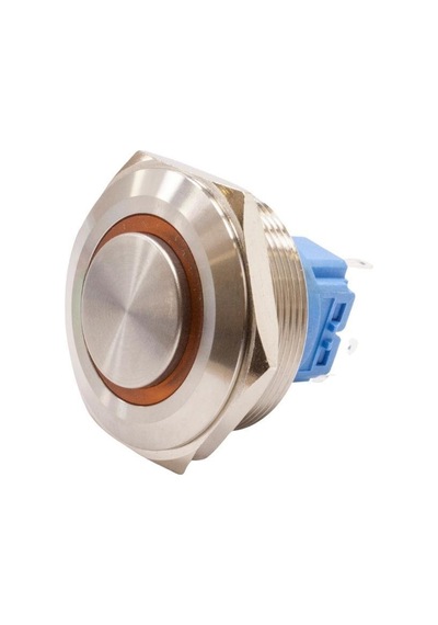 Motorobit 30B-G1Z-E 30Mm Çıkık Anahtarlı Işıklı Metal Buton - Sarı