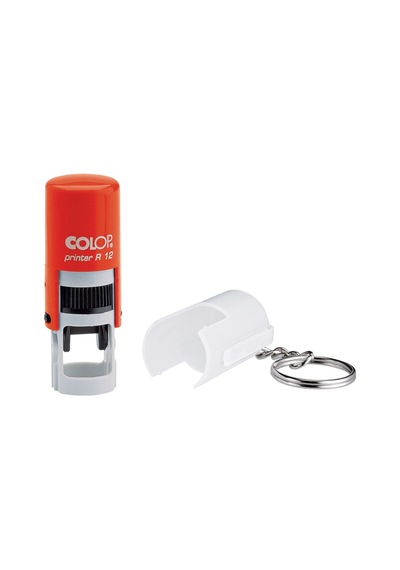 Colop R12 Yuvarlak Kırmızı Kasa Kırmızı Keçe - 12 MM