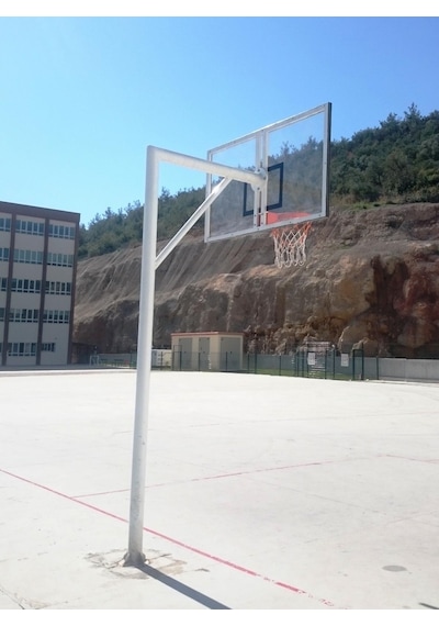 Adelinspor Basketbol Potası Sabit Çember 105x180 20 MM Cam Panya