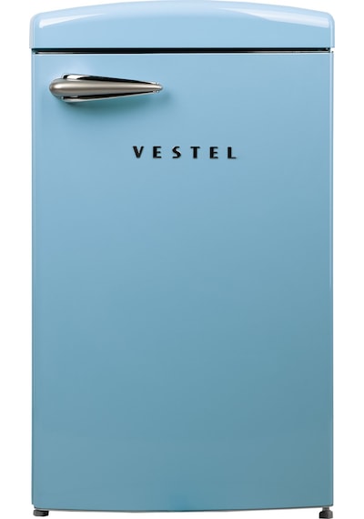 Vestel Retro SB14111 122 L Statik Buzdolabı Düş Mavisi