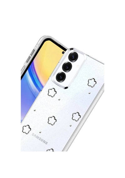 Samsung Uyumlu Galaxy S25 Fiyonk Desenli Kapak - Desen 2 - Desen 2
