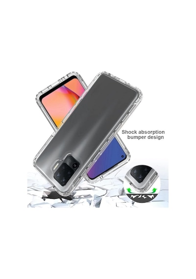 İle Uyumlu Şeffaf Clear Silikon Yüksek Kalite Darbeye Dayanıklı Şık Telefon Kılıfı Oppo Reno 5 Lite 50 x 22