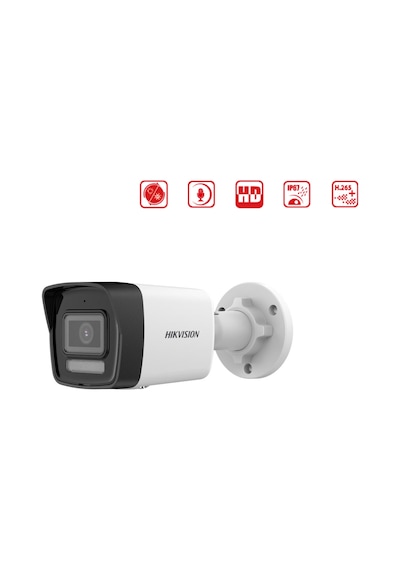 Hıkvısıon Ds-2cd1023g2-lıuf 2mp 4mm Akıllı Çift Işık Mic. Acusense Bullet Ip Kam