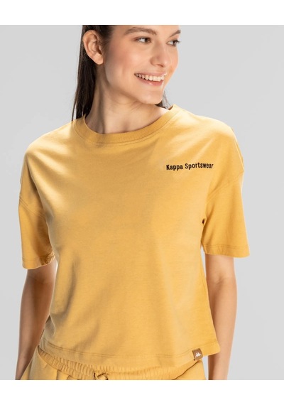 Kappa Authentic Jessa-Woman Kadın T-Shirt-Bej