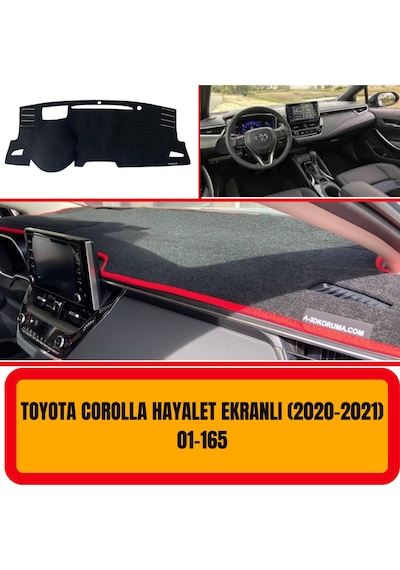 Toyota Uyumlu COROLLA 2019+ HAYALET EKRAN ÖN GÖĞÜS / PANEL /  TORPİDO KORUMASI - KILIFI - HALISI